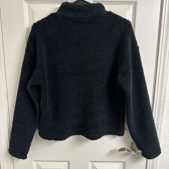 NWT Marika Tyra Faux Fur Teddy. Cropped Sherpa Teddy Black Size XL - Picture 12 of 12